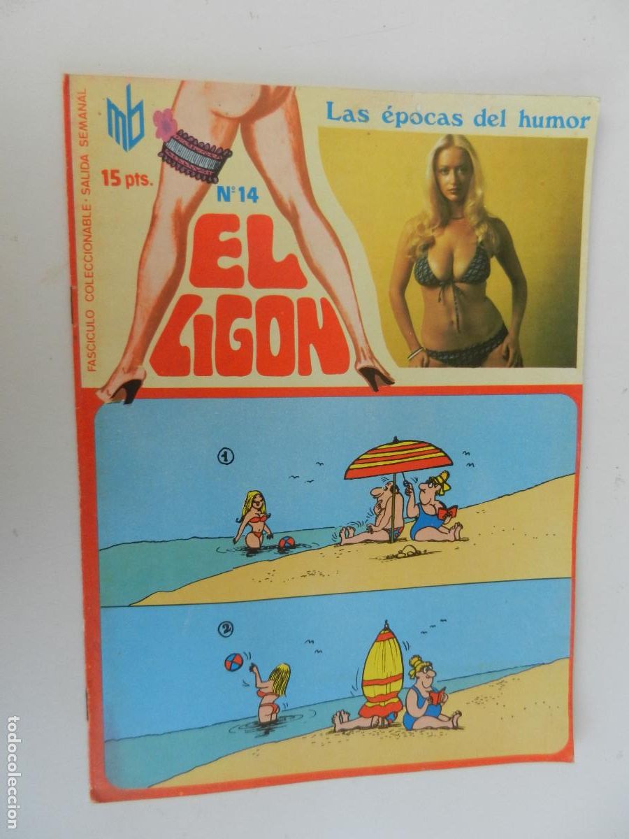C&oacute;mics: EL LIGON N&ordm; 14 LAS EPOCAS DEL HUMOR COMIC EROTICO- EDIPRESS 1976