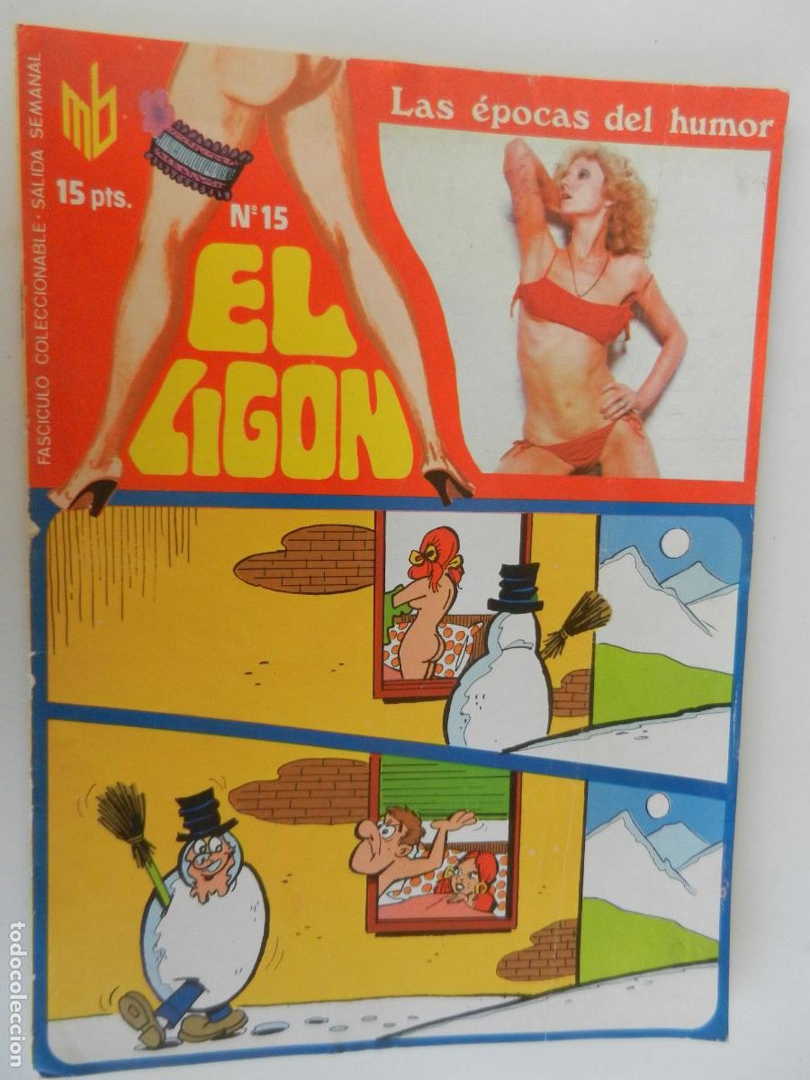 C&oacute;mics: EL LIGON N&ordm; 15 - LAS EPOCAS DEL HUMOR COMIC EROTICO- EDIPRESS 1976