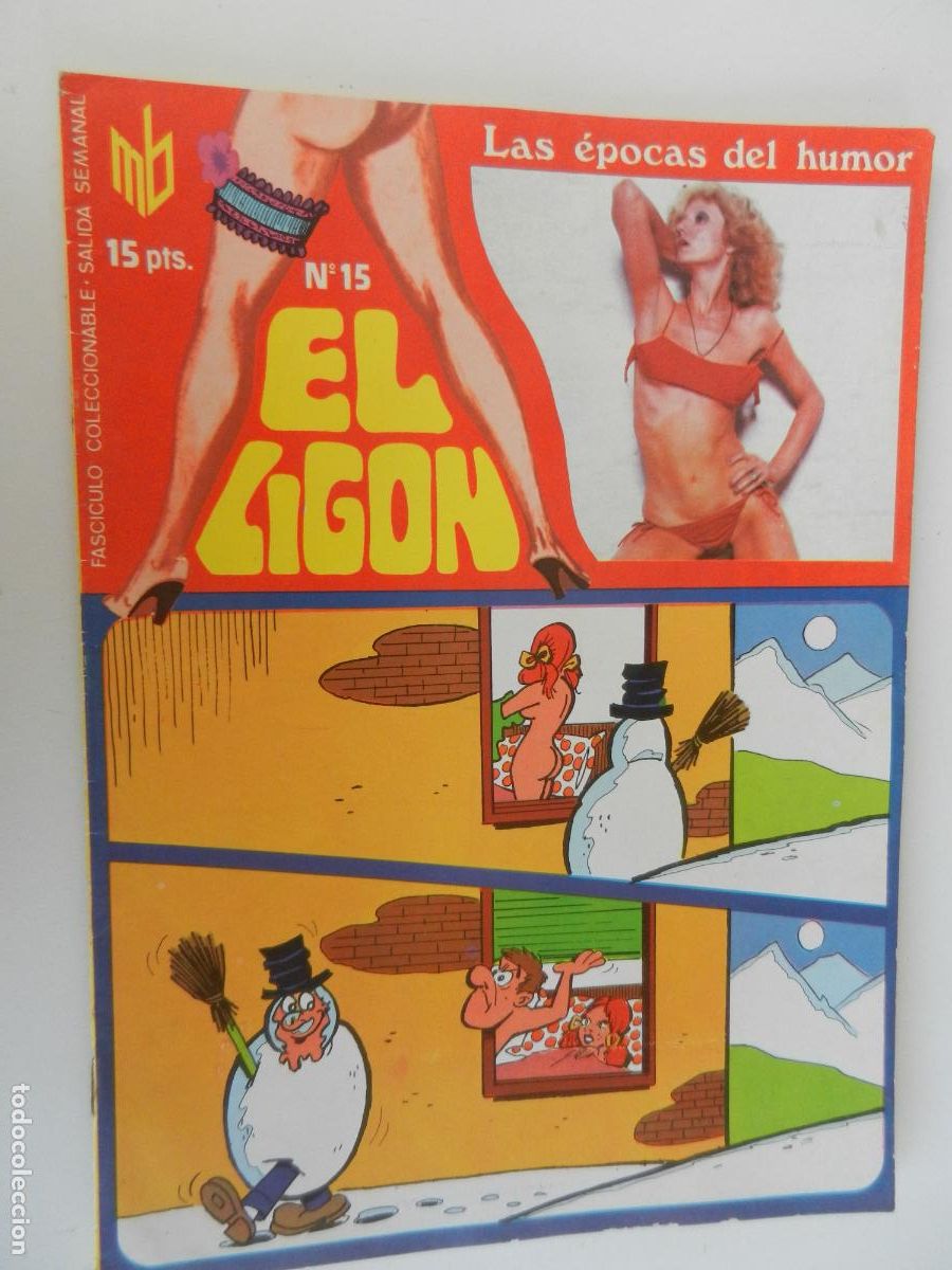 C&oacute;mics: EL LIGON N&ordm; 15 - LAS EPOCAS DEL HUMOR COMIC EROTICO- EDIPRESS 1976