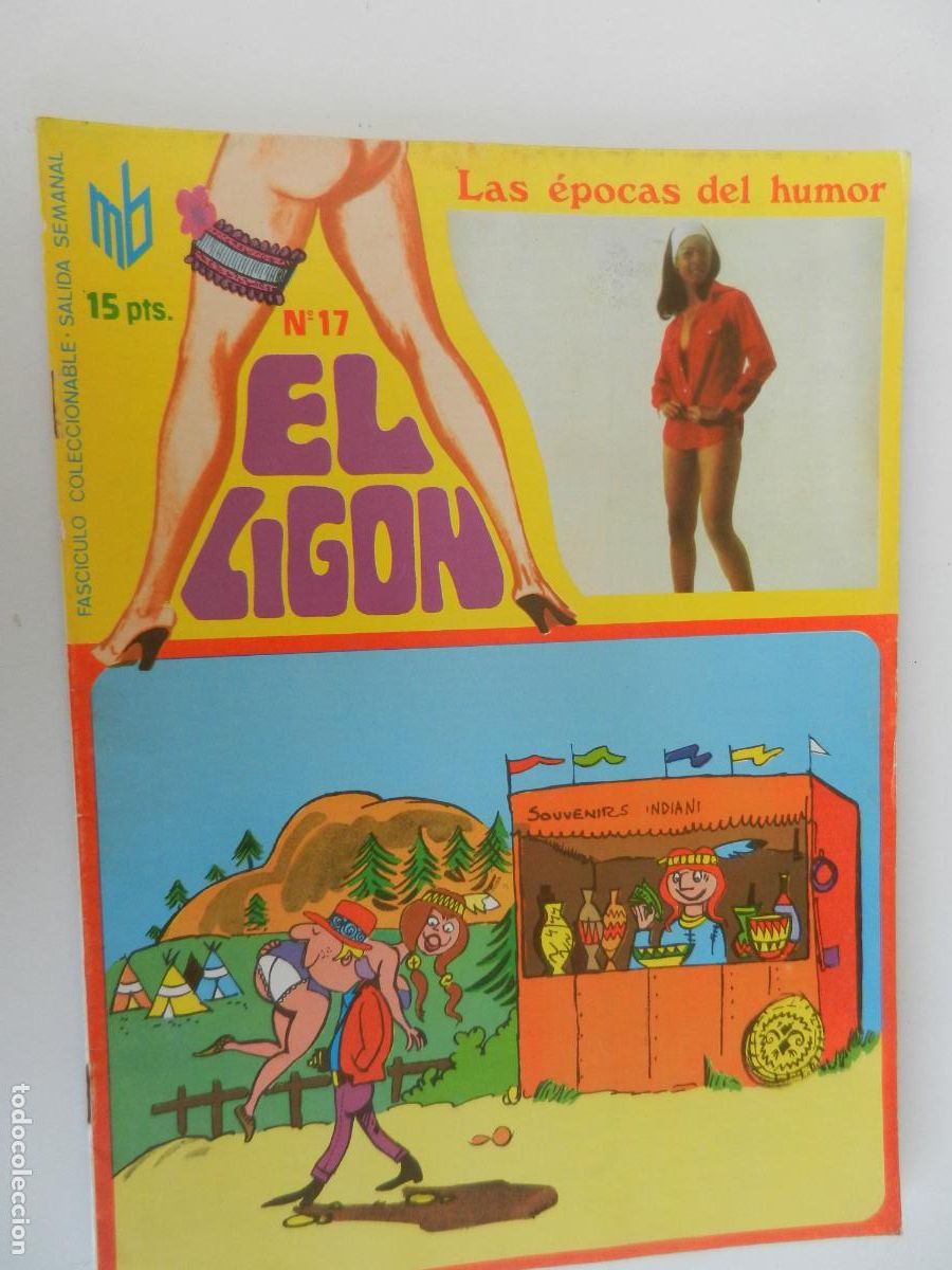 C&oacute;mics: EL LIGON N&ordm; 17 - LAS EPOCAS DEL HUMOR COMIC EROTICO- EDIPRESS 1976