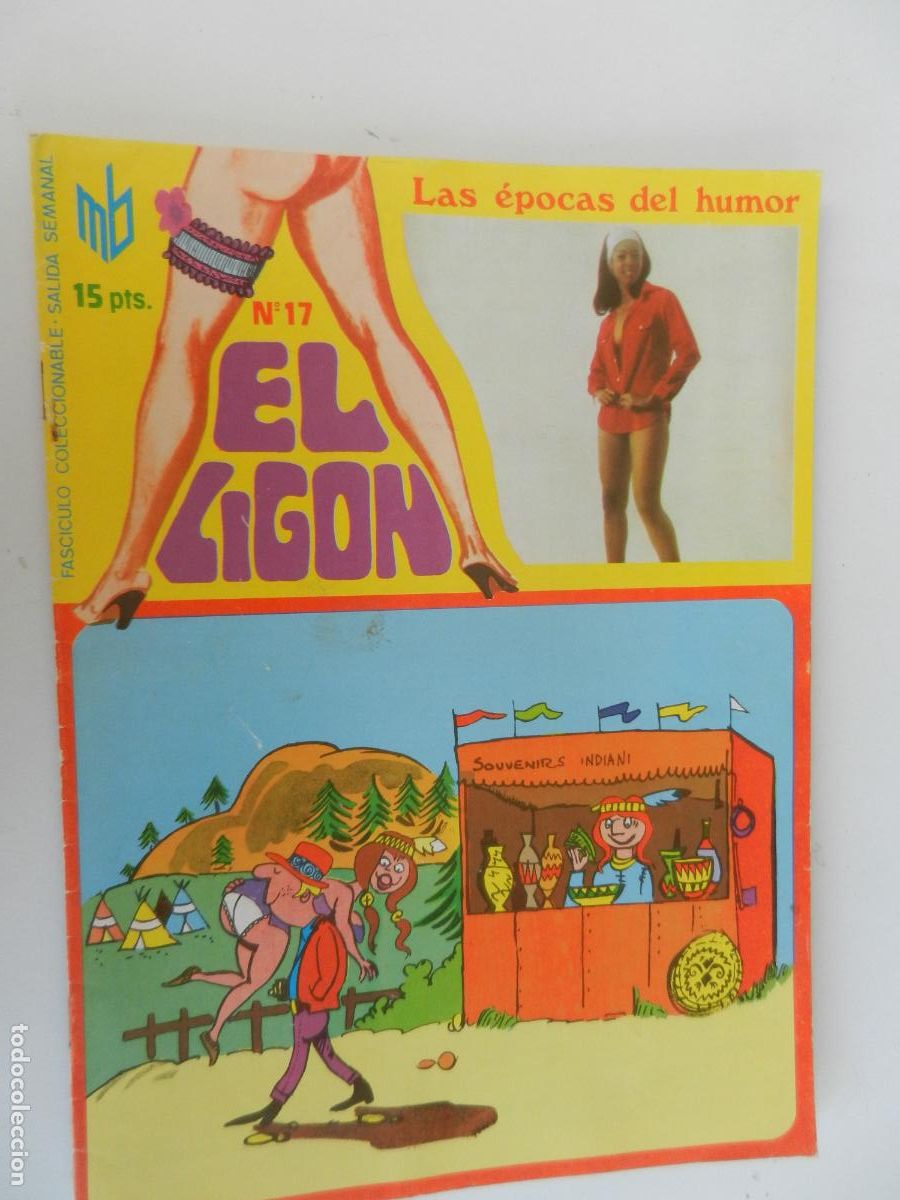 C&oacute;mics: EL LIGON N&ordm; 17 - LAS EPOCAS DEL HUMOR COMIC EROTICO- EDIPRESS 1976