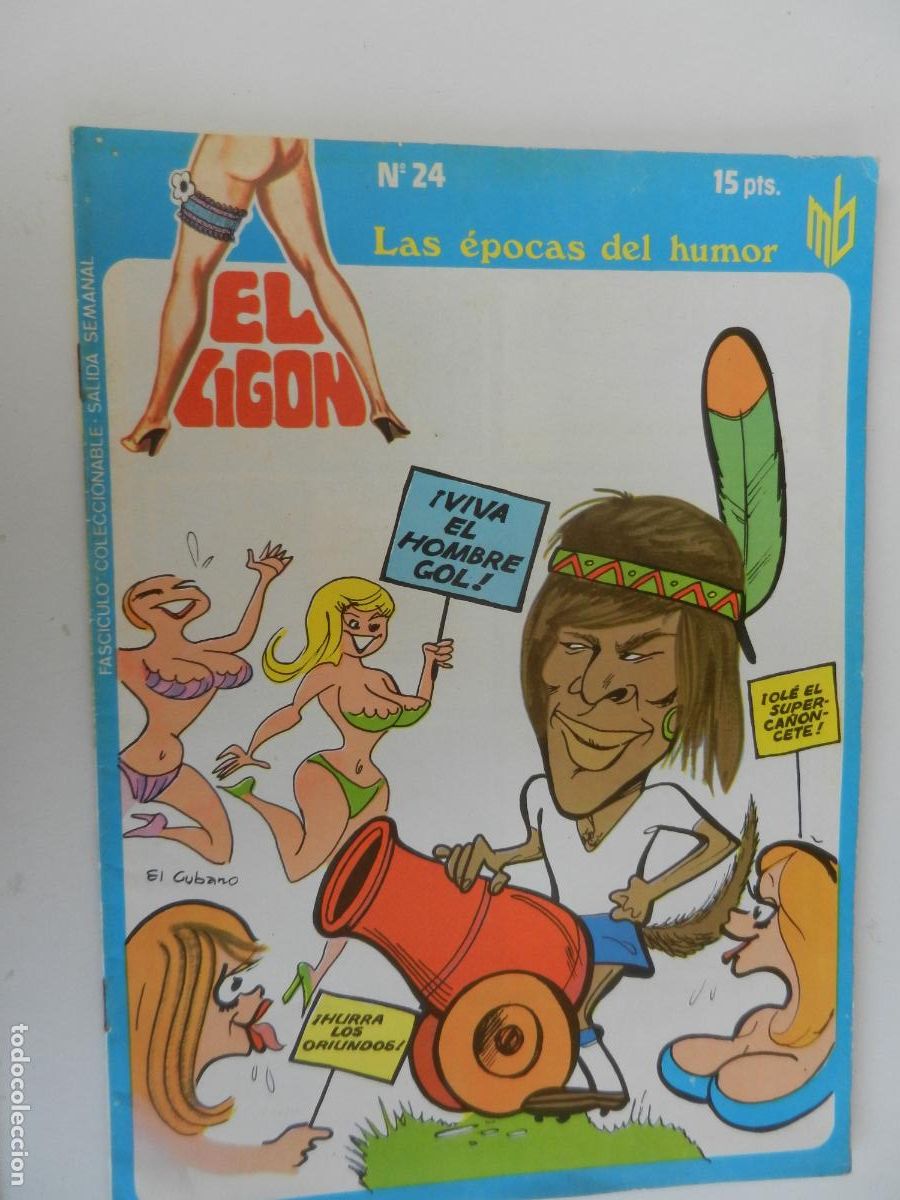 C&oacute;mics: EL LIGON N&ordm; 24 - LAS EPOCAS DEL HUMOR COMIC EROTICO- EDIPRESS 1976