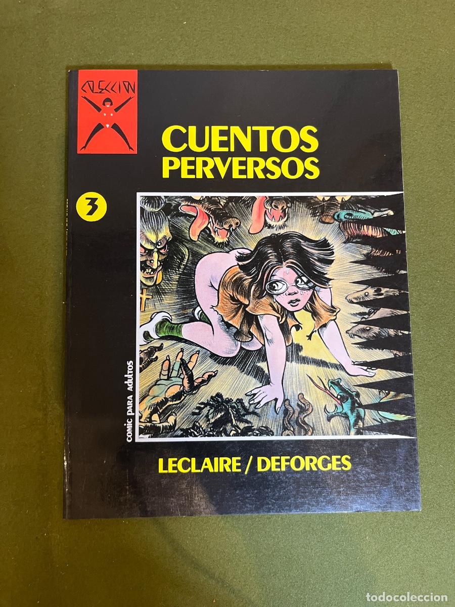 Comics: C&oacute;mic Cuentos Perversos N&ordm; 3 Colecci&oacute;n Arlequ&iacute;n R&eacute;gine Deforges Leclaire Ediciones La C&uacute;pula 1986 &aacute;l