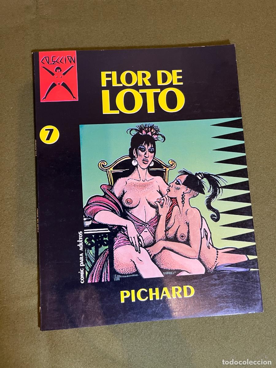 Comics: Colecci&oacute;n Arlequ&iacute;n N&ordm; 7 Flor de Loto Georges Pichard Ediciones La C&uacute;pula 1987 C&oacute;mic para Adultos
