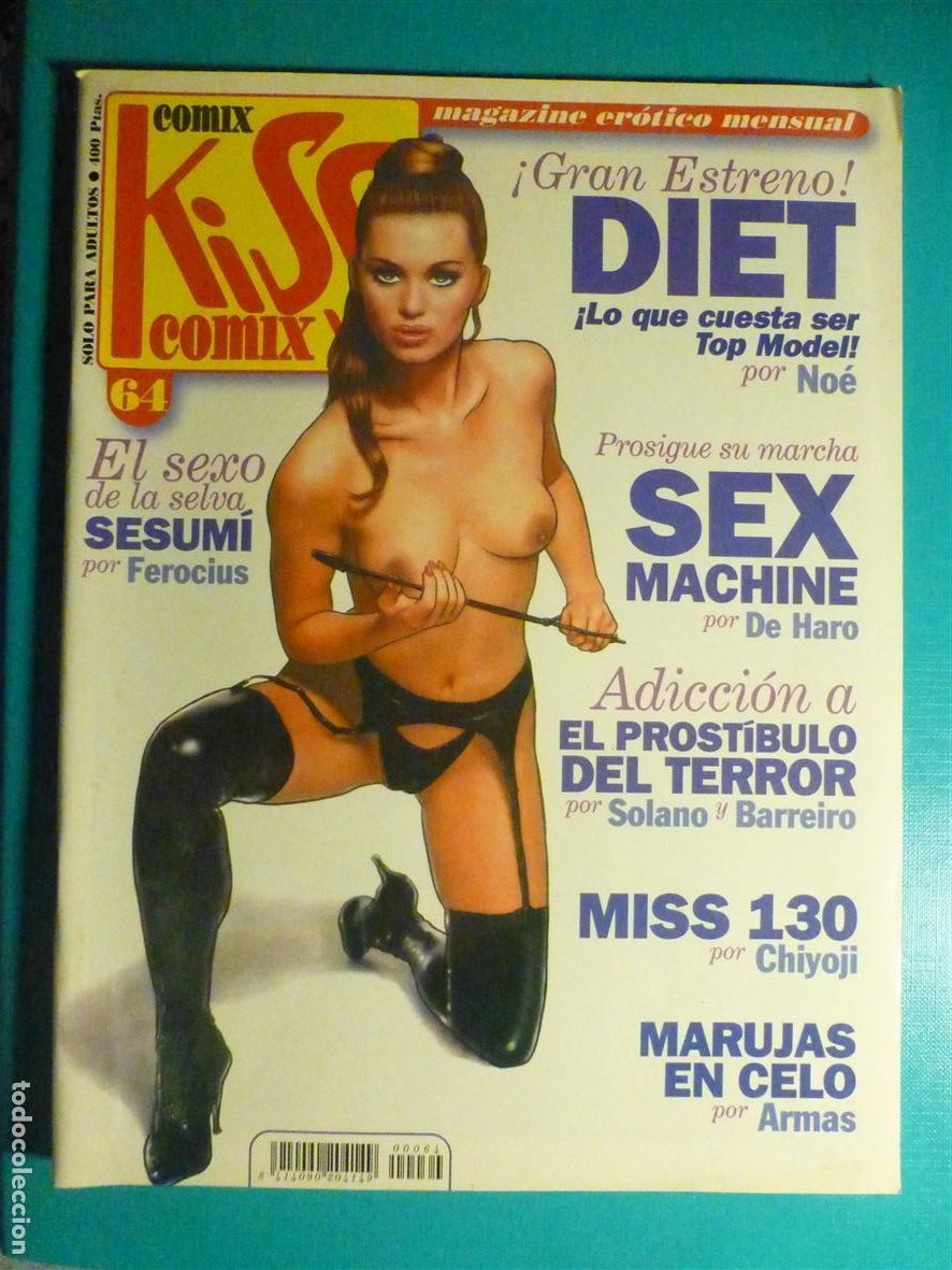 C&oacute;mics: Comic Adultos - Kiss Comix - N&ordm; 64 - Magazine Er&oacute;tico Mensual - Ediciones La C&uacute;pula -
