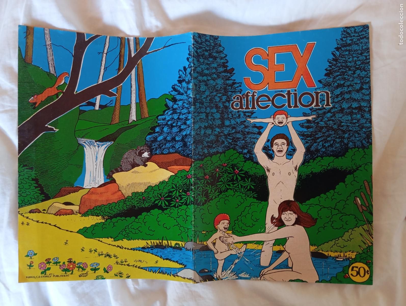 C&oacute;mics: Antiguo c&oacute;mic &ldquo;SEX and affection&rdquo; Himes & Family Publishers Vintage. Naturismo, Underground 1970