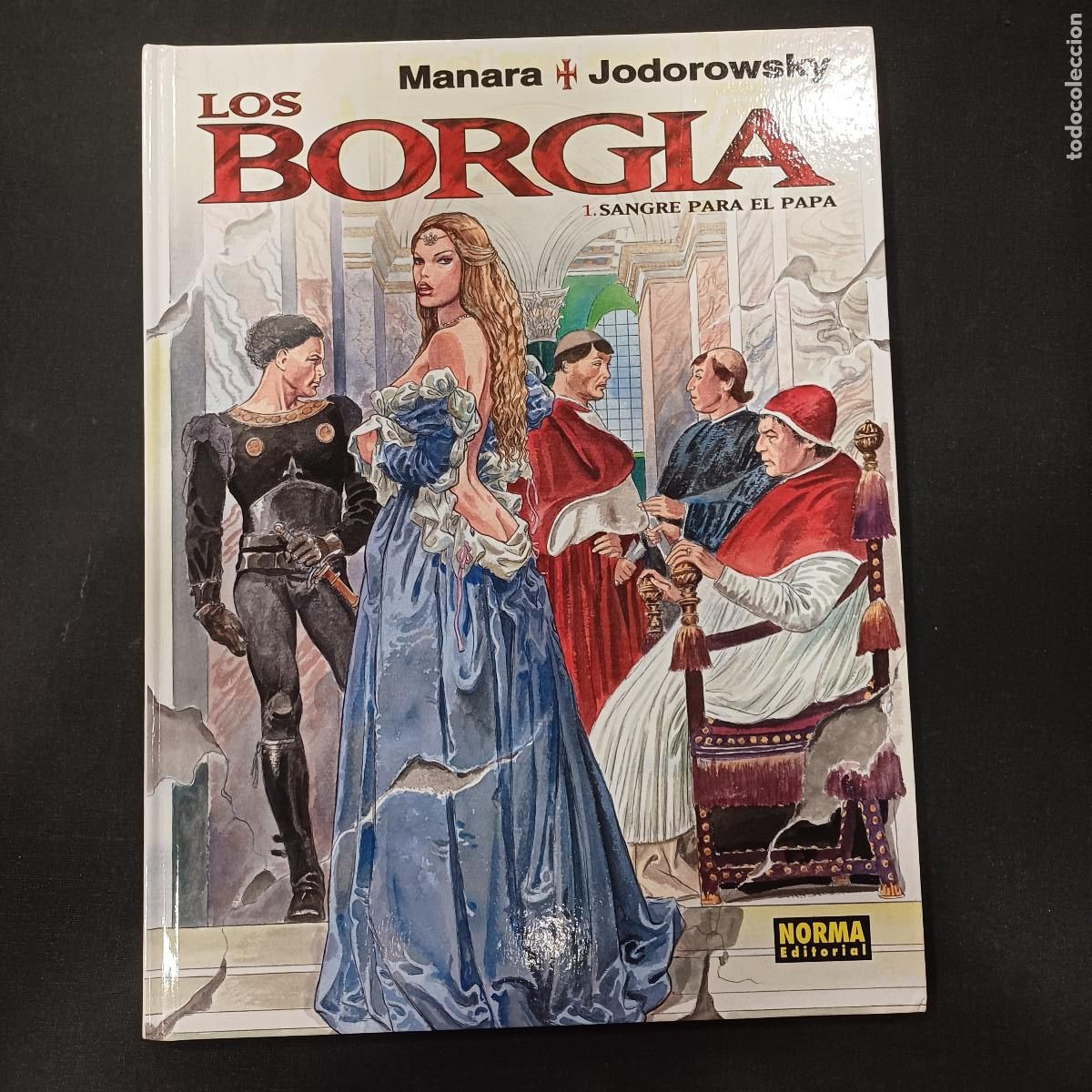 C&oacute;mics: LOS BORGIA/SANGRE PARA EL PAPA/N&ordm; 1 MANARA+JODOROWSKY/COMIC EROTICO EDITORIAL NORMA.