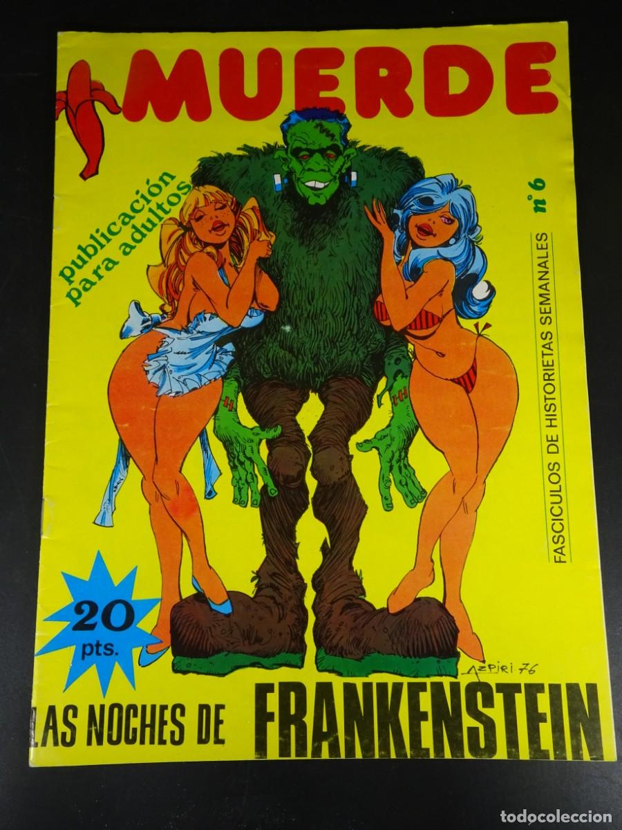 C&oacute;mics: COMIX ER&Oacute;TICO PORNO ADULTOS, MUERDE N&ordm; 6, LAS NOCHES DE FRANKENSTEIN, AZPIRI , VER FOTOS