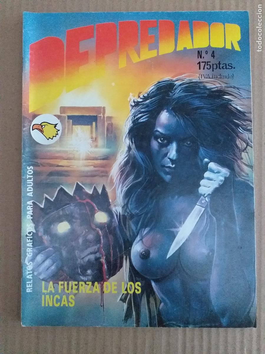 C&oacute;mics: DEPREDADOR - N&ordm; 4 - LA FUERZA DE LOS INCAS - Adulto, Er&oacute;tico, Pornogr&aacute;fico - ASTRI S. A