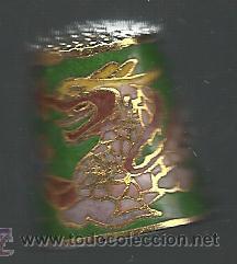 Coleccionismo de dedales: DEDAL METALICO Y ESMALTE DRAGON - Foto 1