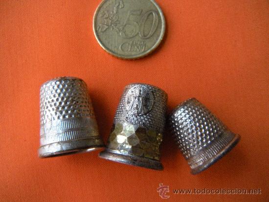 Coleccionismo de dedales: DEDAL. LOTE DE 3 DEDALES - Foto 2