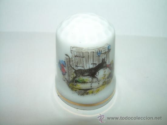 Coleccionismo de dedales: DEDAL DE PORCELANA. - Foto 1