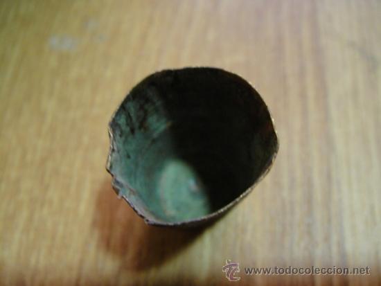 Coleccionismo de dedales: antiguo dedal de cobre - Foto 2