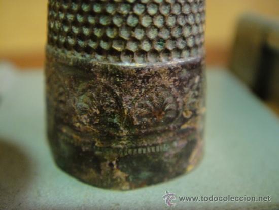 Coleccionismo de dedales: antiguo dedal de cobre - Foto 4