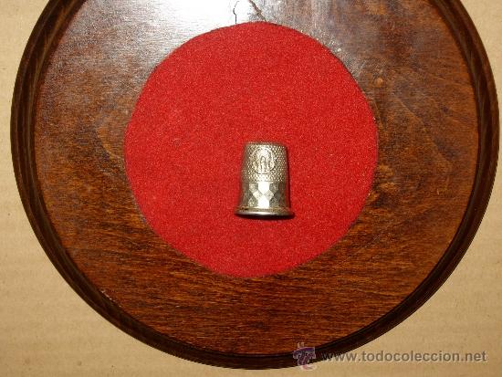 Coleccionismo de dedales: DEDAL DE LA VIRGEN DEL PILAR DE PLATA 925. - Foto 2