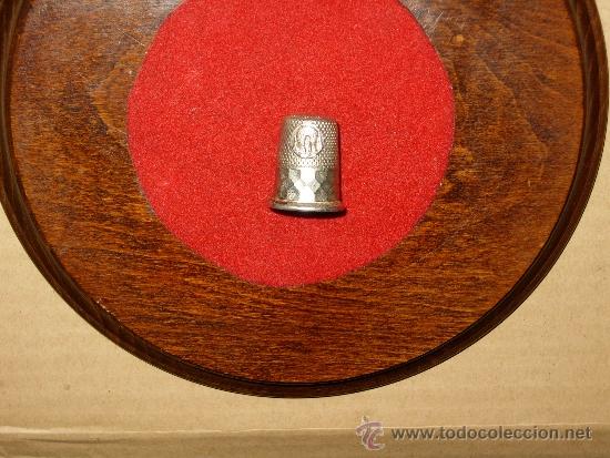 Coleccionismo de dedales: DEDAL DE LA VIRGEN DEL PILAR DE PLATA 925. - Foto 3