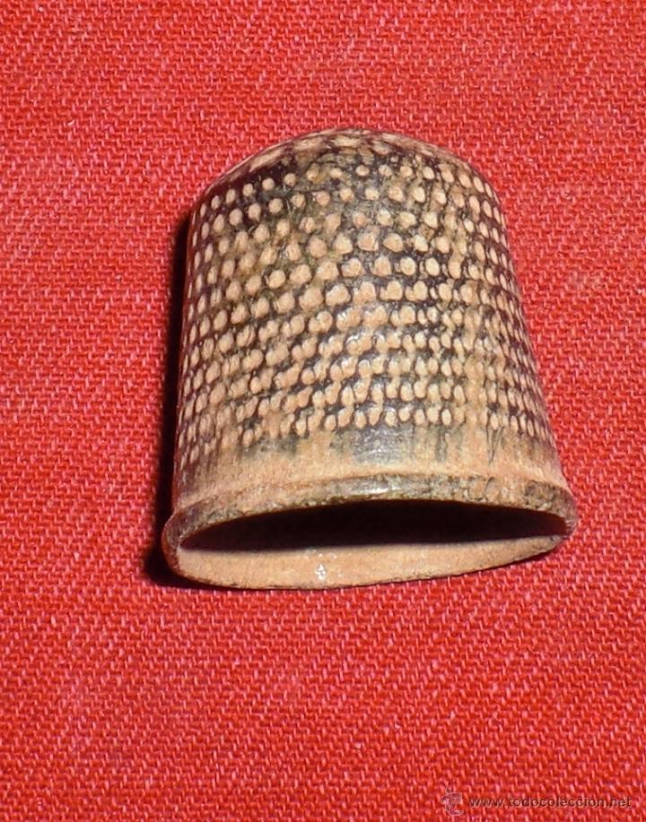 Coleccionismo de dedales: Dedal de cobre a&ntilde;o 1800 - Foto 1