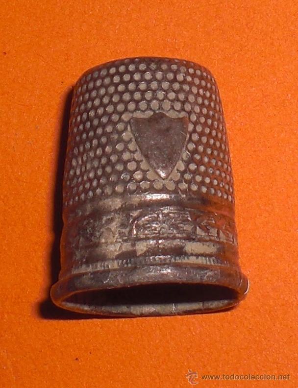 Coleccionismo de dedales: Antiguo dedal en plata - Foto 1