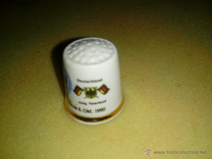 Coleccionismo de dedales: DEDAL PORCELANA DEUTSCHLANDS - Foto 3
