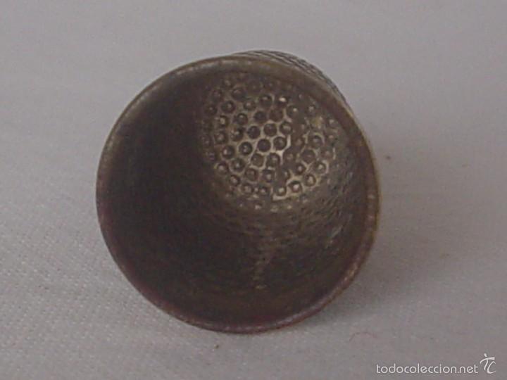 Coleccionismo de dedales: DEDAL BRONCE 1,80 X 1,50 - Foto 4