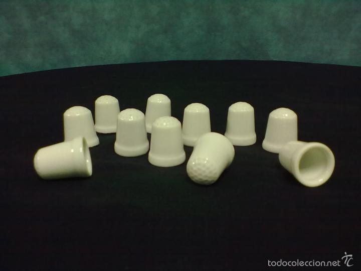 Coleccionismo de dedales: 11 DEDALES PORCELANA. - Foto 1