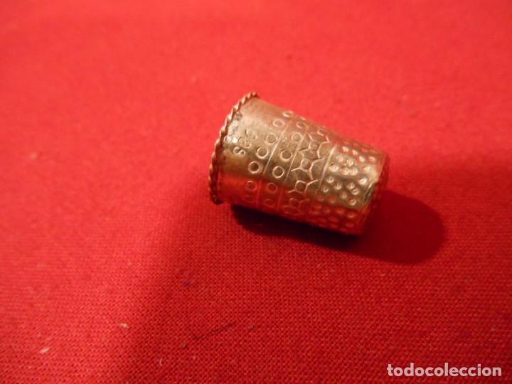 Coleccionismo de dedales: ANTIGUO DEDAL EN PLATA PUNZONADO 925 - Foto 1