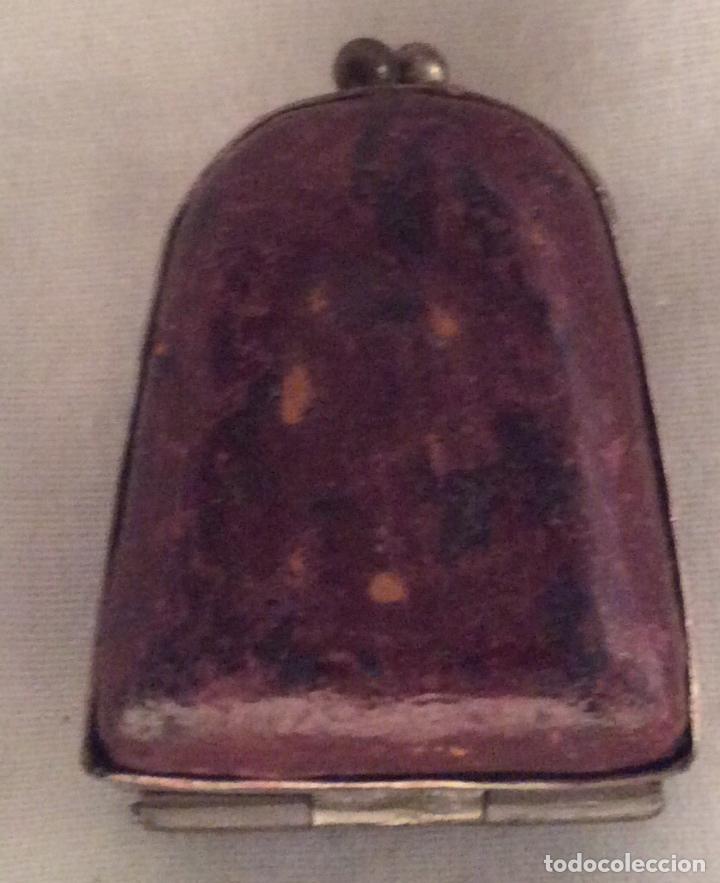 Coleccionismo de dedales: ANTIGUO DEDAL DE PLATA CON ESTUCHE - Foto 5