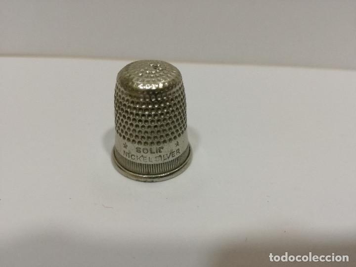 Coleccionismo de dedales: DEDAL METAL - SOLID - NICKEL SILVER - 3 - Foto 2