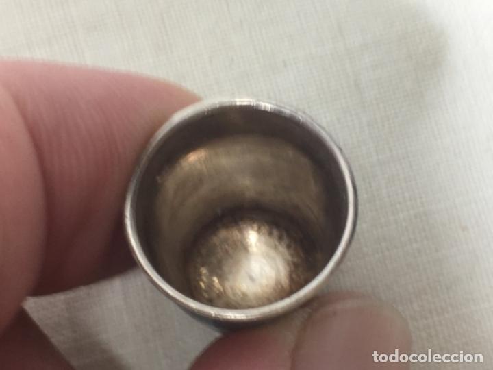 Coleccionismo de dedales: DEDAL PLATA DE LEY Y ESMALTE, COLECCION - Foto 5