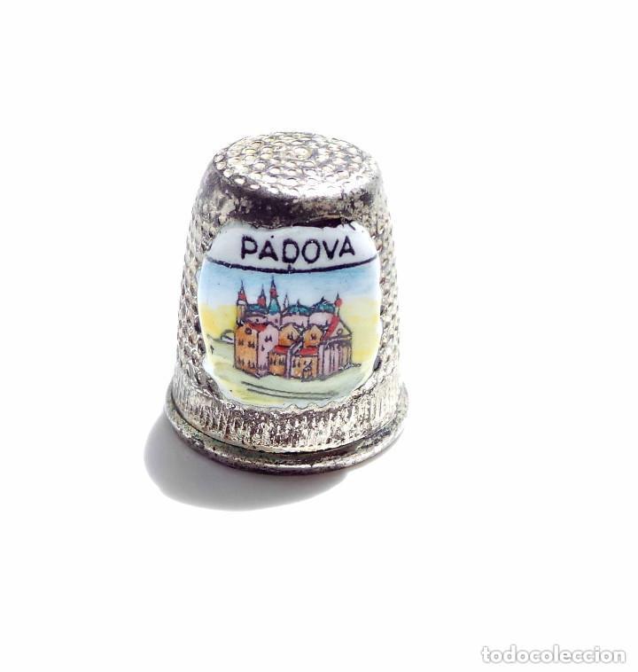Coleccionismo de dedales: DEDAL PADOVA ESMALTADO - Foto 4