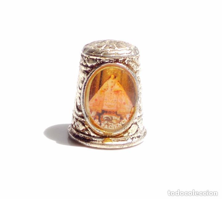Coleccionismo de dedales: DEDAL CON VIRGEN DE PACIENCIA - Foto 2