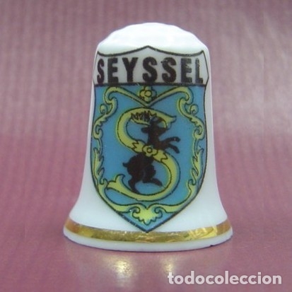 Coleccionismo de dedales: Dedal (D&eacute; &agrave; coudre) SEYSSEL Blason - Foto 1