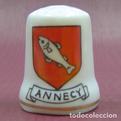 Coleccionismo de dedales: Dedal (D&eacute; &agrave; coudre) ANNECY Blason - Foto 1