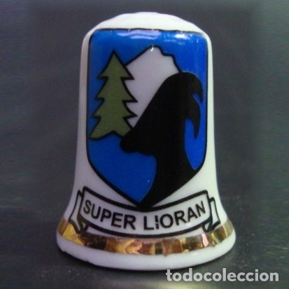 Coleccionismo de dedales: Dedal (D&eacute; &agrave; coudre) Super Lioran Blason - Foto 1