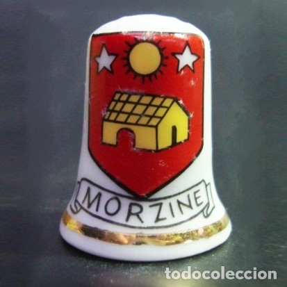Coleccionismo de dedales: Dedal (D&eacute; &agrave; coudre) MORZINE Blason - Foto 1