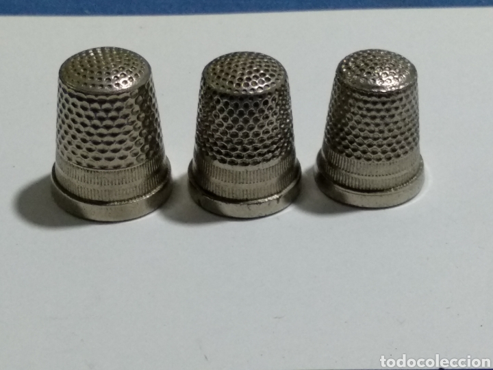Coleccionismo de dedales: JUEGO ANTIGUOS DEDALES - Foto 1