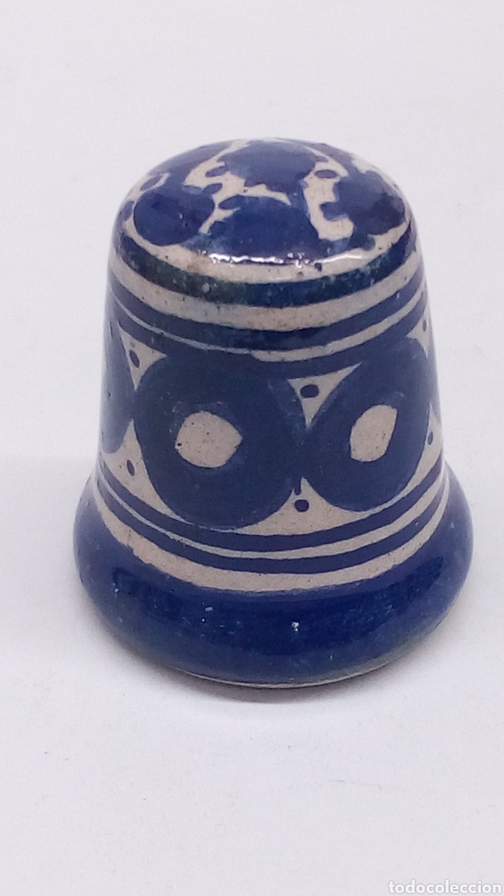 Coleccionismo de dedales: Dedal de ceramica marroco/6 - Foto 2