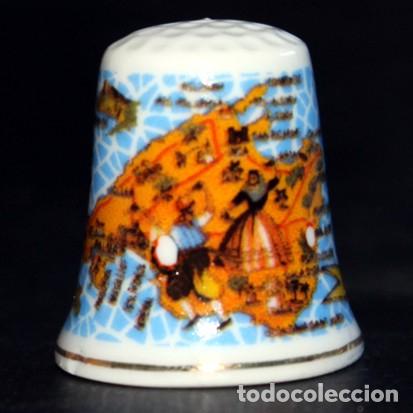 Coleccionismo de dedales: Dedal porcelana - Mallorca - Foto 2