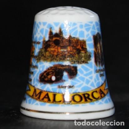 Coleccionismo de dedales: Dedal porcelana - Mallorca - Foto 1