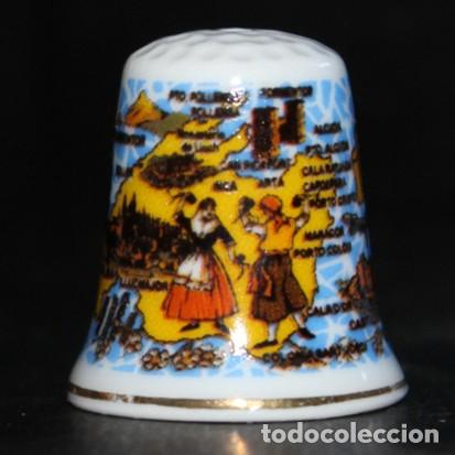 Coleccionismo de dedales: Dedal porcelana - Mallorca - Foto 2