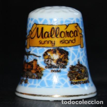 Coleccionismo de dedales: Dedal porcelana - Mallorca - Foto 1
