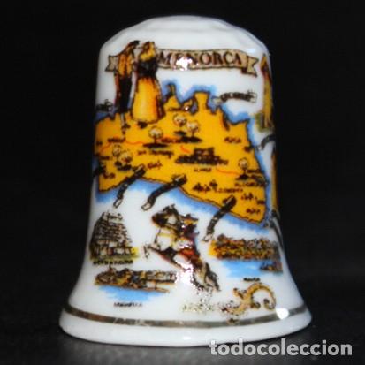 Coleccionismo de dedales: Dedal porcelana - Menorca - Foto 1