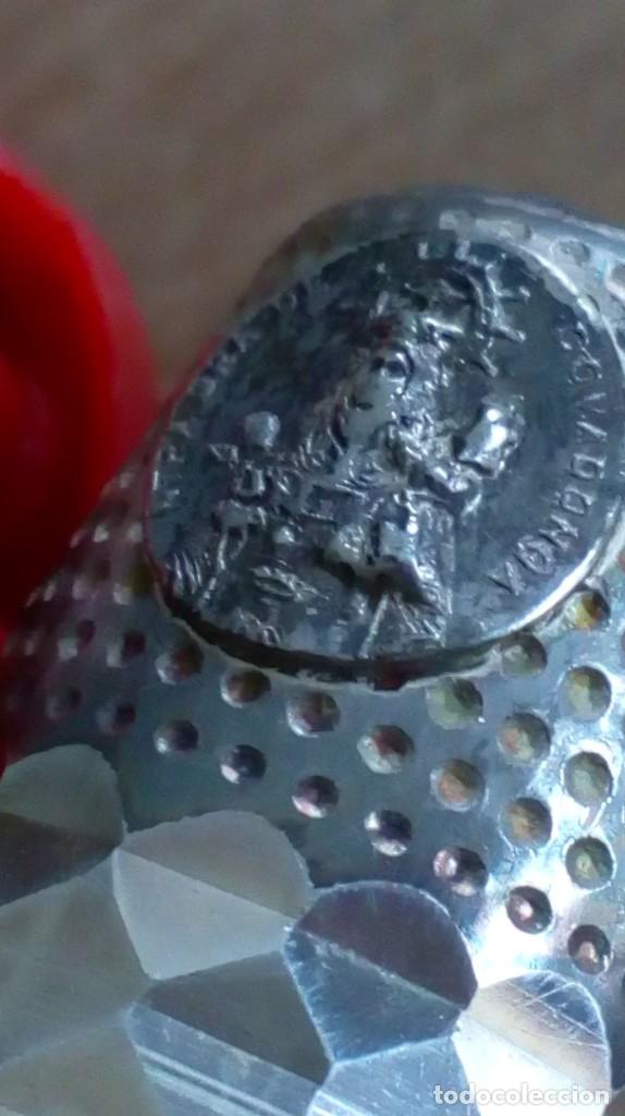 Coleccionismo de dedales: DEDAL DE PLATA NTRA. SRA. DE COVADONGA - Foto 3