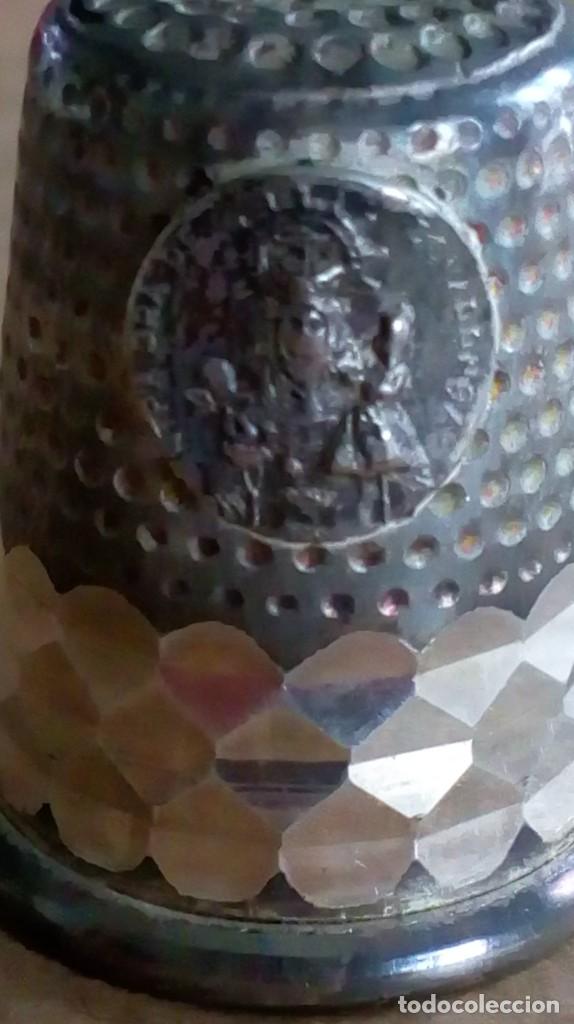 Coleccionismo de dedales: DEDAL DE PLATA NTRA. SRA. DE COVADONGA - Foto 4