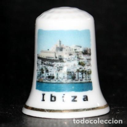Coleccionismo de dedales: Dedal porcelana - IBIZA (EIVISSA) - Foto 1