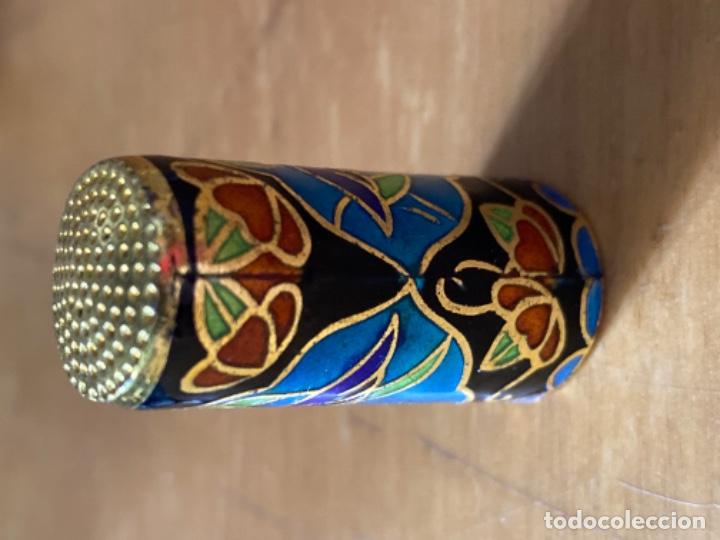 Coleccionismo de dedales: DEDAL GRANDE ESMALTADO B&Uacute;HO - Foto 2