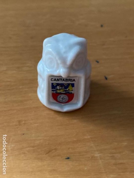 Coleccionismo de dedales: DEDAL B&Uacute;HO ESCUDO CANTABRIA - Foto 1