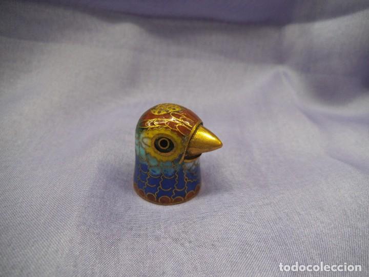 Coleccionismo de dedales: DEDAL BUHO -PICO- - Foto 1