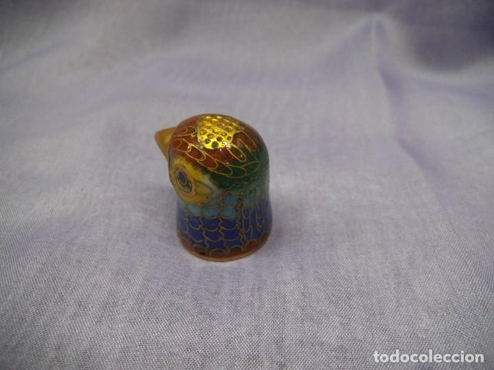 Coleccionismo de dedales: DEDAL BUHO -PICO- - Foto 2