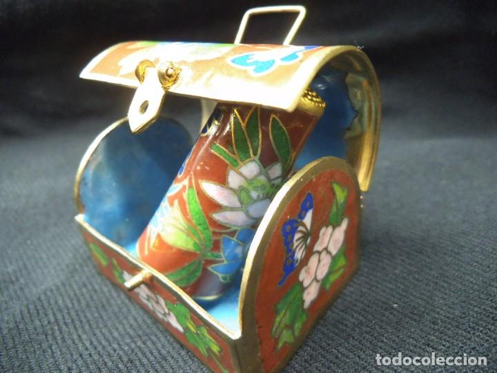 Coleccionismo de dedales: DEDAL - COFRE (esmalte) - Foto 2
